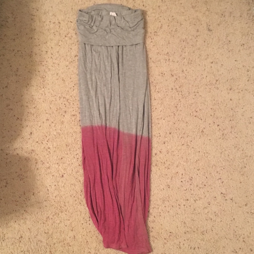 Grey and Pink Skirt